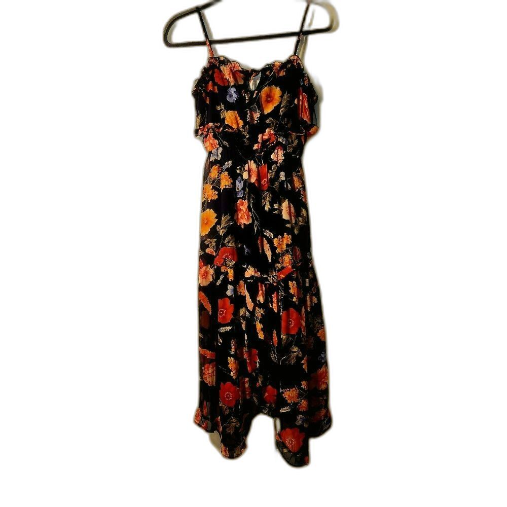 Miss Avenue Size Small Dress Maxi  Floral bracelets color dark blue